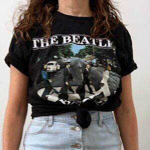 The Beatles Abbey Road Black Tee